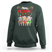 Funny Merry Pigmas Sweatshirt Christmas Pigs Farm Gift - Wonder Print Shop