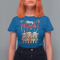 Funny Merry Pigmas T Shirt For Women Christmas Pigs Farm Gift - Wonder Print Shop