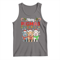Funny Merry Pigmas Tank Top Christmas Pigs Farm Gift - Wonder Print Shop