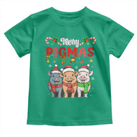 Funny Merry Pigmas Toddler T Shirt Christmas Pigs Farm Gift - Wonder Print Shop