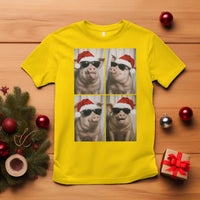 Cute Pig Christmas Selfie T Shirt Funny Holiday Photobooth Gift - Wonder Print Shop