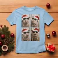 Cute Pig Christmas Selfie T Shirt Funny Holiday Photobooth Gift - Wonder Print Shop