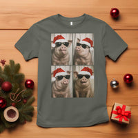 Cute Pig Christmas Selfie T Shirt Funny Holiday Photobooth Gift - Wonder Print Shop