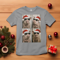 Cute Pig Christmas Selfie T Shirt Funny Holiday Photobooth Gift - Wonder Print Shop