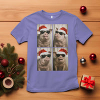 Cute Pig Christmas Selfie T Shirt Funny Holiday Photobooth Gift - Wonder Print Shop
