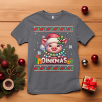 Funny Merry Oinkmas T Shirt Pig Lover Ugly Christmas Gift - Wonder Print Shop