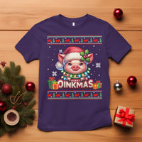 Funny Merry Oinkmas T Shirt Pig Lover Ugly Christmas Gift - Wonder Print Shop