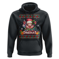 Funny Merry Oinkmas Hoodie Pig Lover Ugly Christmas Gift - Wonder Print Shop