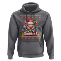 Funny Merry Oinkmas Hoodie Pig Lover Ugly Christmas Gift - Wonder Print Shop