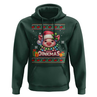 Funny Merry Oinkmas Hoodie Pig Lover Ugly Christmas Gift - Wonder Print Shop