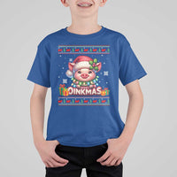 Funny Merry Oinkmas T Shirt For Kid Pig Lover Ugly Christmas Gift - Wonder Print Shop