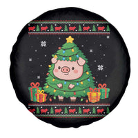 Funny Pig Christmas Tree Ugly Sweater Spare Tire Cover Farm Animal Gift - Wonder Print Shop