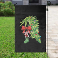 Funny Christmas Pig In Green Hand Naughty Garden Flag Pet Lover Gift - Wonder Print Shop