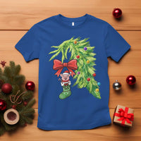 Funny Christmas Pig In Green Hand Naughty T Shirt Pet Lover Gift - Wonder Print Shop