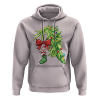 Funny Christmas Pig In Green Hand Naughty Hoodie Pet Lover Gift - Wonder Print Shop