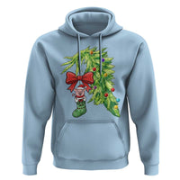 Funny Christmas Pig In Green Hand Naughty Hoodie Pet Lover Gift - Wonder Print Shop