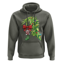 Funny Christmas Pig In Green Hand Naughty Hoodie Pet Lover Gift - Wonder Print Shop