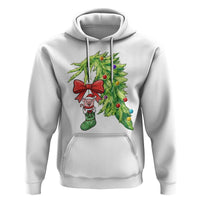 Funny Christmas Pig In Green Hand Naughty Hoodie Pet Lover Gift - Wonder Print Shop