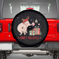 Oinky Holidays Spare Tire Cover Funny Christmas Pig Lover Gift - Wonder Print Shop