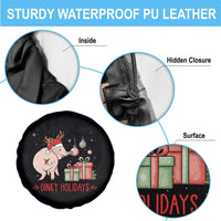 Oinky Holidays Spare Tire Cover Funny Christmas Pig Lover Gift - Wonder Print Shop