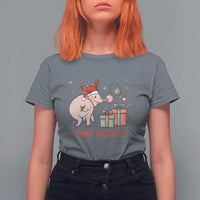 Oinky Holidays T Shirt For Women Funny Christmas Pig Lover Gift - Wonder Print Shop