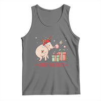 Oinky Holidays Tank Top Funny Christmas Pig Lover Gift - Wonder Print Shop