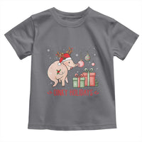 Oinky Holidays Toddler T Shirt Funny Christmas Pig Lover Gift - Wonder Print Shop