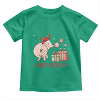 Oinky Holidays Toddler T Shirt Funny Christmas Pig Lover Gift - Wonder Print Shop