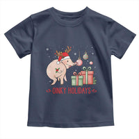 Oinky Holidays Toddler T Shirt Funny Christmas Pig Lover Gift - Wonder Print Shop