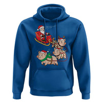 Santa Pig Sleigh Crew Hoodie Funny Christmas Pig Lover Gift - Wonder Print Shop