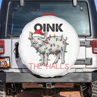 Oink The Halls Spare Tire Cover Funny Christmas Pig Lover Gift - Wonder Print Shop