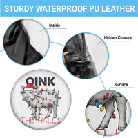 Oink The Halls Spare Tire Cover Funny Christmas Pig Lover Gift - Wonder Print Shop