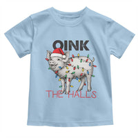Oink The Halls Toddler T Shirt Funny Christmas Pig Lover Gift - Wonder Print Shop
