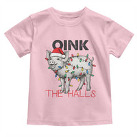 Oink The Halls Toddler T Shirt Funny Christmas Pig Lover Gift - Wonder Print Shop