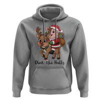Oink The Halls Hoodie Pig Christmas Farm Life Gift - Wonder Print Shop