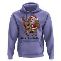 Oink The Halls Hoodie Pig Christmas Farm Life Gift - Wonder Print Shop