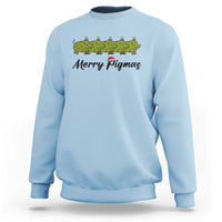 Merry Pigmas Sweatshirt Holiday Gift For Pig Lovers - Wonder Print Shop