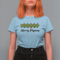 Merry Pigmas T Shirt For Women Holiday Gift For Pig Lovers - Wonder Print Shop