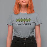 Merry Pigmas T Shirt For Women Holiday Gift For Pig Lovers - Wonder Print Shop