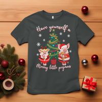 Have Yourself A Merry Little Pigmas T Shirt Christmas Pig Lover Farm Life - Wonder Print Shop