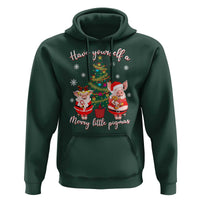 Have Yourself A Merry Little Pigmas Hoodie Christmas Pig Lover Farm Life - Wonder Print Shop