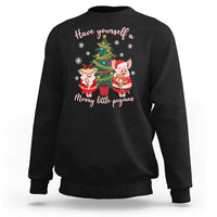 Have Yourself A Merry Little Pigmas Sweatshirt Christmas Pig Lover Farm Life - Wonder Print Shop