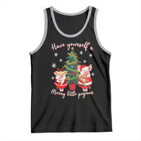 Have Yourself A Merry Little Pigmas Tank Top Christmas Pig Lover Farm Life - Wonder Print Shop