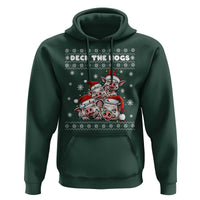 Deck The Hogs Ugly Christmas Sweater Hoodie Pig Lover Gift - Wonder Print Shop