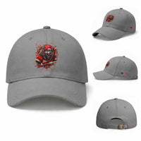 American Football Fan Wolf Spirit Baseball Cap Game Day Lifestyle