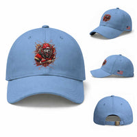 American Football Fan Wolf Spirit Baseball Cap Game Day Lifestyle