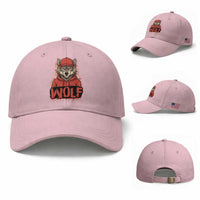 Wolf Football Lover Baseball Cap Game Day Tailgate Lifestyle