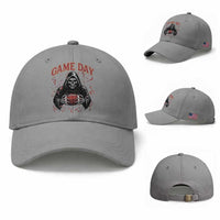 Funny Grim Reaper Dark Football Baseball Cap Game Day Fan Lifestyle