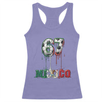 Funny Mexico Soccer 67 Meme Racerback Tank Top Chicano Soccer Lovers
