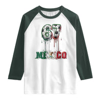 Funny Mexico Soccer 67 Meme Raglan Shirt Chicano Soccer Lovers